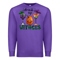 Purple drink up withces halloween Premium Sweatshirt - RanaPortraitStore