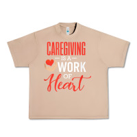 Burro caregiving is a work of heart caregiver gifts for men, women t shirt Urban Heavy Tee - linhVisuals