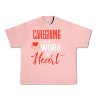 Salmon caregiving is a work of heart caregiver gifts for men, women t shirt Urban Heavy Tee - linhVisuals
