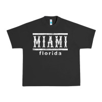 Miami Florida Souvenir T Shirt Urban Heavy Tee | Teevron