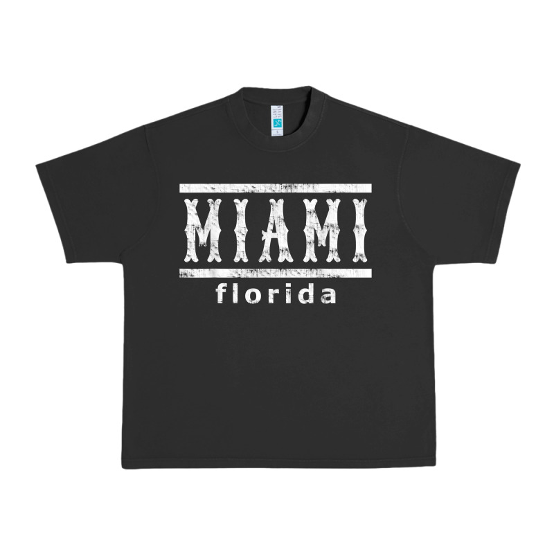 Miami Florida Souvenir T Shirt Urban Heavy Tee by linhVisuals | Teevron