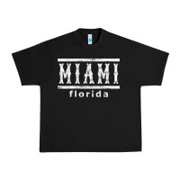 Black miami florida souvenir t shirt Urban Heavy Tee - linhVisuals