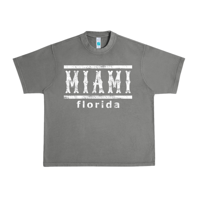 Miami Florida Souvenir T Shirt Urban Heavy Tee by linhVisuals | Teevron