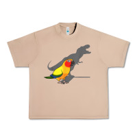 Burro cute screaming parrot, birb memes, funny t rex sun conure t shirt Urban Heavy Tee - linhVisuals