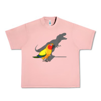 Salmon cute screaming parrot, birb memes, funny t rex sun conure t shirt Urban Heavy Tee - linhVisuals