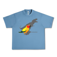 Pebble Blue cute screaming parrot, birb memes, funny t rex sun conure t shirt Urban Heavy Tee - linhVisuals
