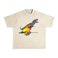 Sandshell cute screaming parrot, birb memes, funny t rex sun conure t shirt Urban Heavy Tee - linhVisuals