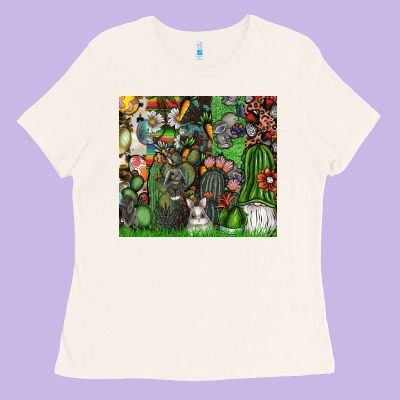 Easter Ladies Tee Designed By Cowhidedigitalart