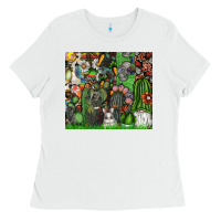 White easter Ladies Tee - CowhideDigitalArt