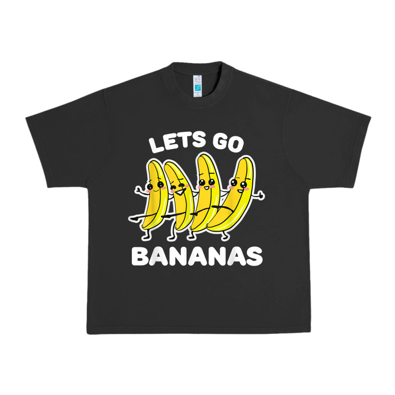 Lets Go Bananas Shirt  Funny Fruit Pun Shirt  Banana T Shirt Urban Heavy Tee by linhVisuals | Teevron