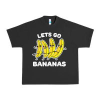 Pigment Black lets go bananas shirt  funny fruit pun shirt  banana t shirt Urban Heavy Tee - linhVisuals