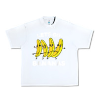 White lets go bananas shirt  funny fruit pun shirt  banana t shirt Urban Heavy Tee - linhVisuals
