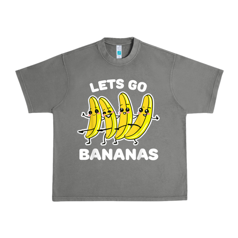 Lets Go Bananas Shirt  Funny Fruit Pun Shirt  Banana T Shirt Urban Heavy Tee by linhVisuals | Teevron
