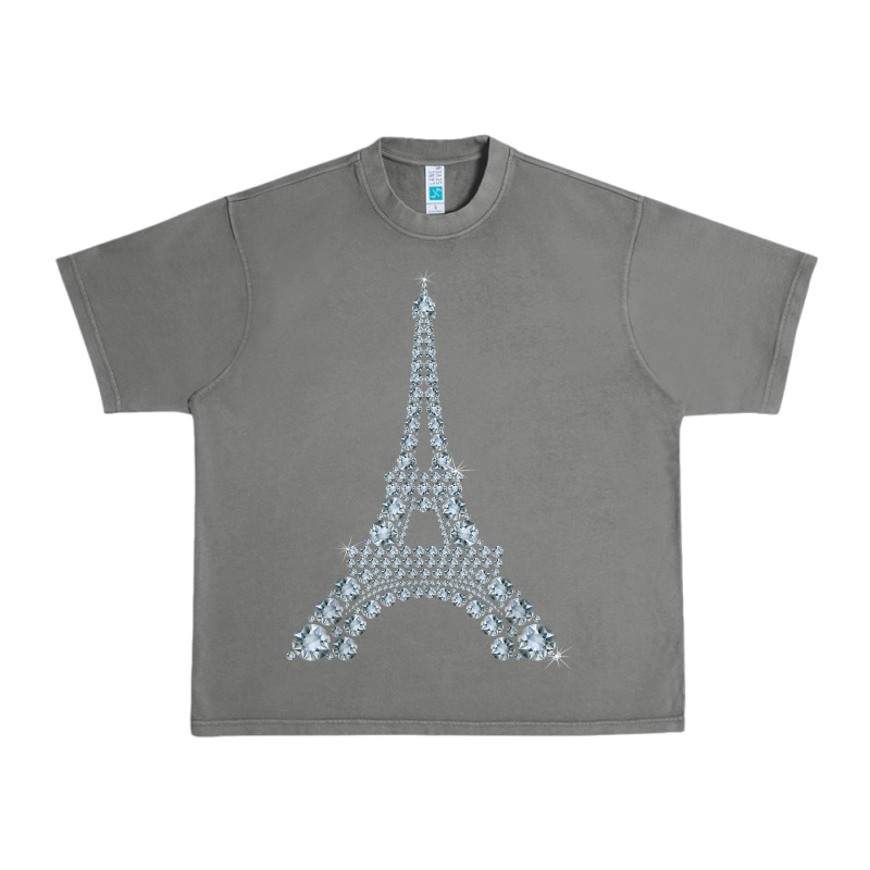 Eiffel Tower With Diamonds The Parisian French Love Sign T Shirt Urban Heavy Tee by linhVisuals | Teevron