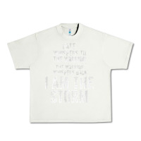 Pistachio fate whispers to warrior i am the storm quote gritty fighter t shirt Urban Heavy Tee - linhVisuals