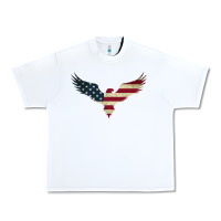 White bald eagle  america Urban Heavy Tee - linhVisuals