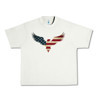 Pistachio bald eagle  america Urban Heavy Tee - linhVisuals