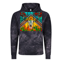 Cloud Black western sunflowers longhorn bull skull Vintage Hoodie - Artiststas
