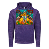 Cloud Purple western sunflowers longhorn bull skull Vintage Hoodie - Artiststas