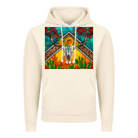 Vintage Artic western sunflowers longhorn bull skull Vintage Hoodie - Artiststas