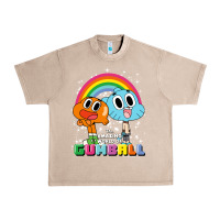 French Oak cn the amazing world of gumball & darwin rainbow portrait pullover hoo Urban Heavy Tee - linhVisuals