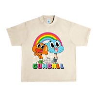 Sandshell cn the amazing world of gumball & darwin rainbow portrait pullover hoo Urban Heavy Tee - linhVisuals