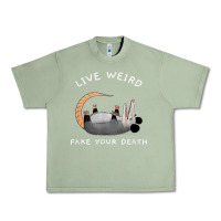 Oil Green funny opossum possum tee live weird fake your death t shirt Urban Heavy Tee - linhVisuals