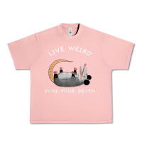 Salmon funny opossum possum tee live weird fake your death t shirt Urban Heavy Tee - linhVisuals