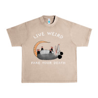 French Oak funny opossum possum tee live weird fake your death t shirt Urban Heavy Tee - linhVisuals