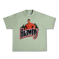 Oil Green brawny paper towel guy Urban Heavy Tee - linhVisuals