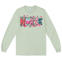 Matcha Nurse Valentine Long Sleeve Tee - CowhideDigitalArt