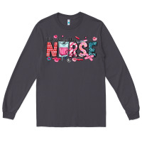 Smoke Nurse Valentine Long Sleeve Tee - CowhideDigitalArt