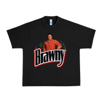 Black brawny paper towel guy Urban Heavy Tee - linhVisuals