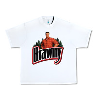 White brawny paper towel guy Urban Heavy Tee - linhVisuals