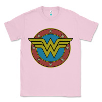 Bubblegum Pink Wonder Woman Vintage Emblem Classic Tee - maiPhamDesign