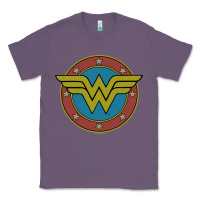 Lavender Wonder Woman Vintage Emblem Classic Tee - maiPhamDesign