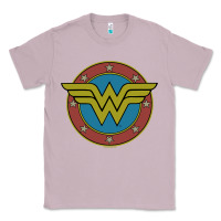 Lilac Wonder Woman Vintage Emblem Classic Tee - maiPhamDesign