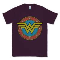 Plum Wonder Woman Vintage Emblem Classic Tee - maiPhamDesign