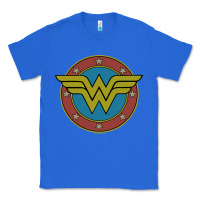True Royal Wonder Woman Vintage Emblem Classic Tee - maiPhamDesign
