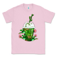 Bubblegum Pink Western Cactus Cold Frappe Classic Tee - FaDigitalArtStudio