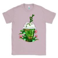 Lilac Western Cactus Cold Frappe Classic Tee - FaDigitalArtStudio