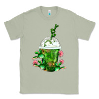 Matcha Western Cactus Cold Frappe Classic Tee - FaDigitalArtStudio