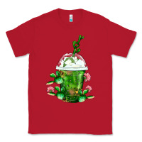 Red Western Cactus Cold Frappe Classic Tee - FaDigitalArtStudio