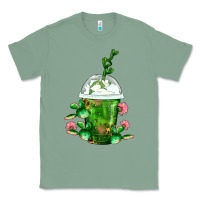 Sage Western Cactus Cold Frappe Classic Tee - FaDigitalArtStudio