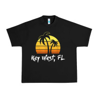 Black retro key west t shirt florida beach shirt Urban Heavy Tee - linhVisuals