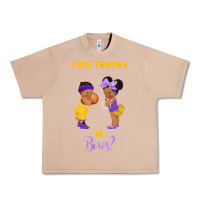Burro free throws or bows basketball baby gender reveal t shirt Urban Heavy Tee - linhVisuals