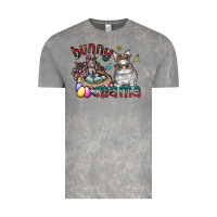 Cloud Rock Bunny mama Vintage Tee - CowhideDigitalArt