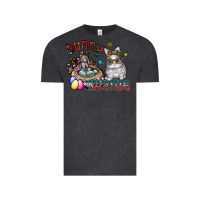 Vintage Black Bunny mama Vintage Tee - CowhideDigitalArt