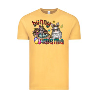 Vintage Mustard Bunny mama Vintage Tee - CowhideDigitalArt