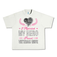 Pistachio i married my hero proud veteran wife usa military husband t shirt Urban Heavy Tee - linhVisuals